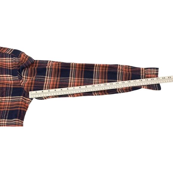 Bundle of 2 J. Crew Mercantile Mens Flannel Shirts Plaid Medium Cabincore Preppy - Picture 13 of 15